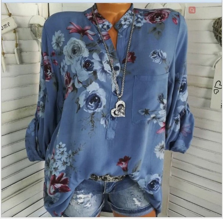 Alenya Printed Chiffon Blouse
