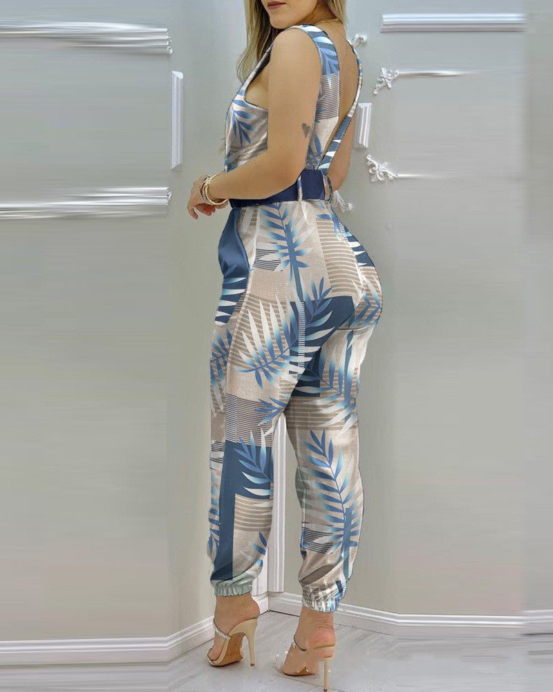 Armina V-Neck Wide-Leg Jumpsuit