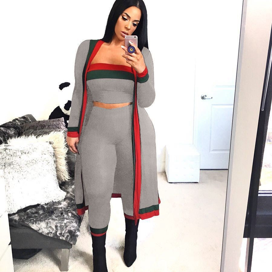 Arvella 3-Piece Casual Tracksuit Set