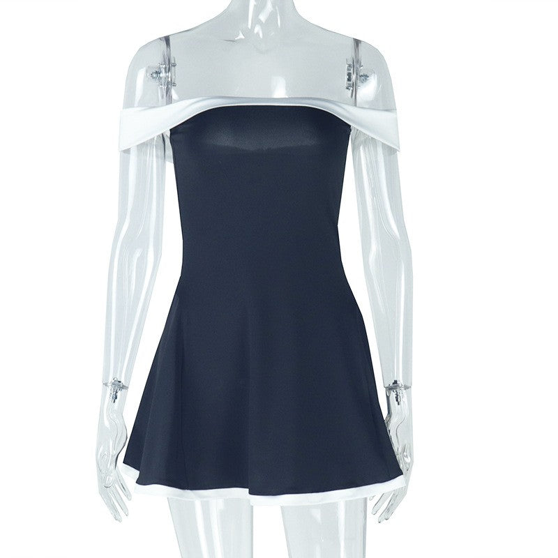 Celira Patchwork Mini Bodycon Dress
