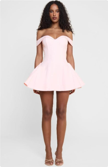 Celira Patchwork Mini Bodycon Dress