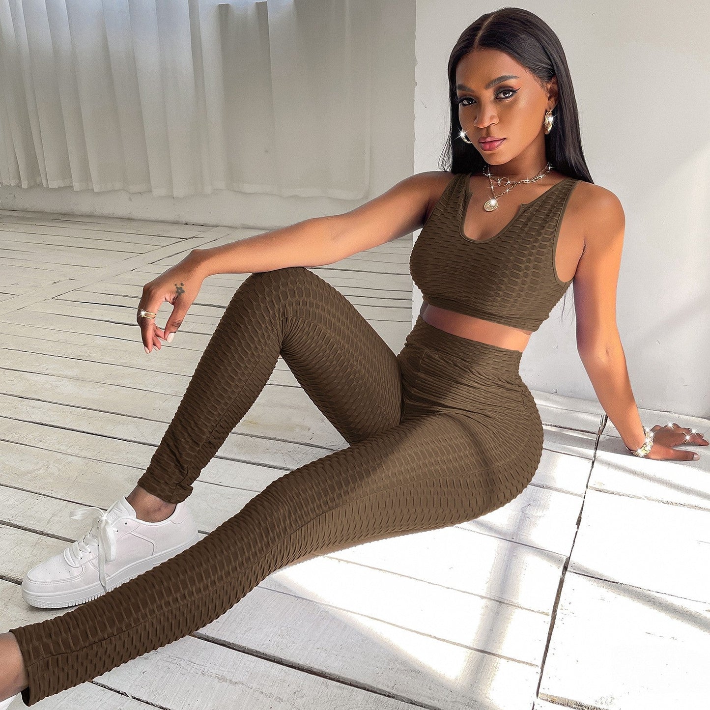 Elexia Pineapple Lattice Sports Set