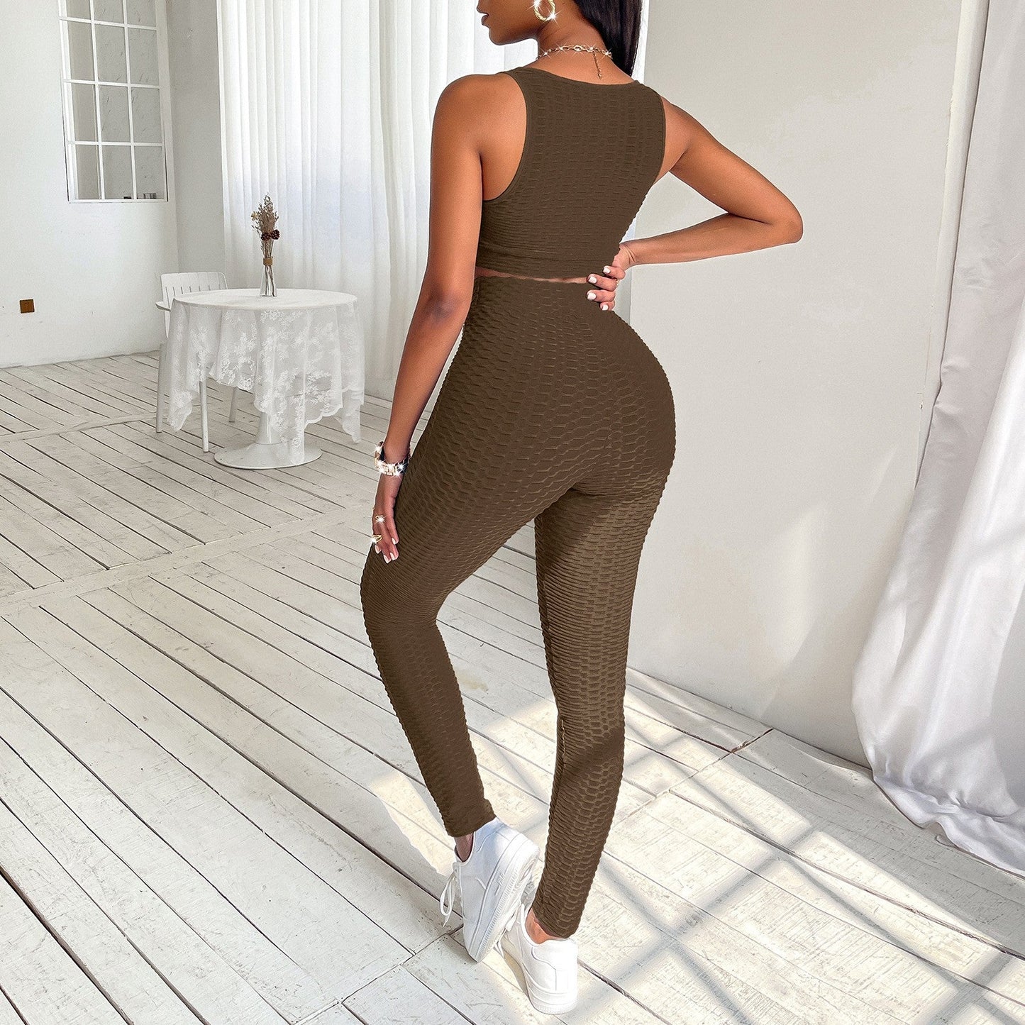 Elexia Pineapple Lattice Sports Set