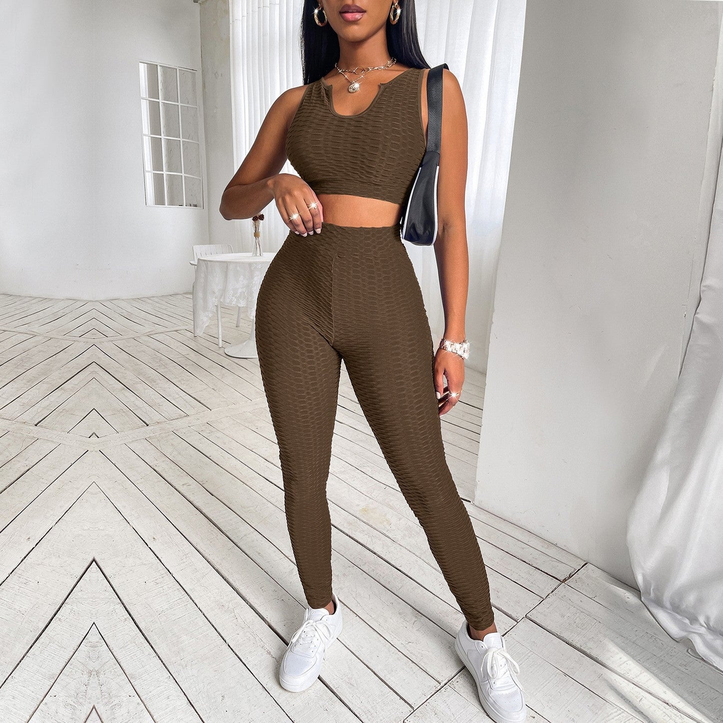 Elexia Pineapple Lattice Sports Set