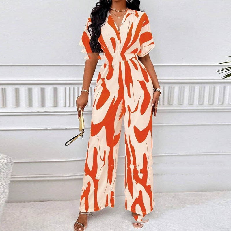 Kaelis Flow Printed Jumpsuit