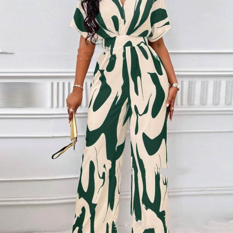 Kaelis Flow Printed Jumpsuit