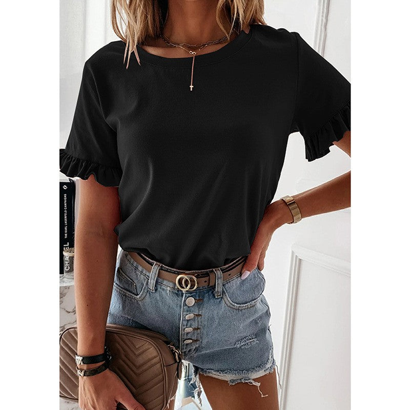Lyora Ruffled Sleeve Top