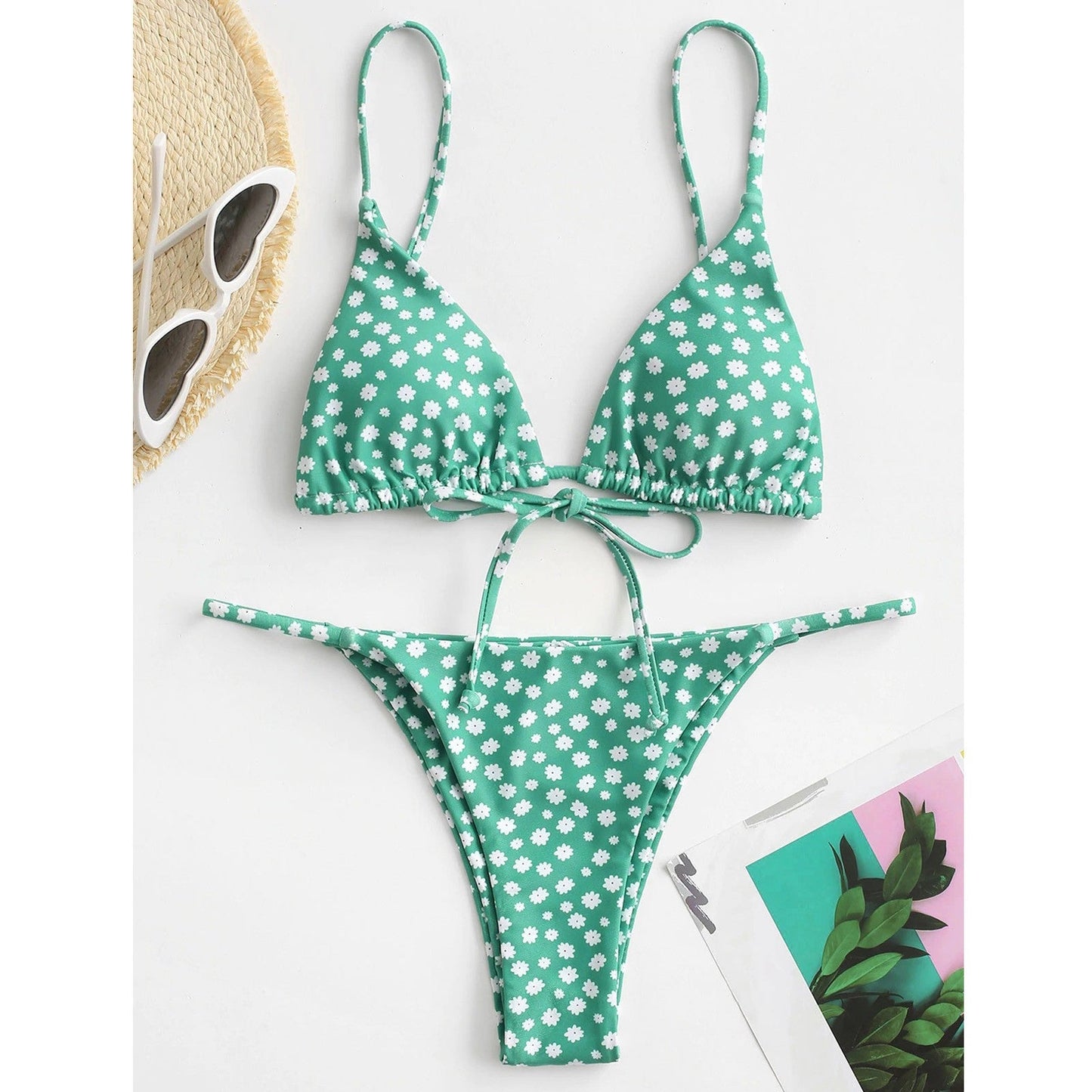 Marivana Floral Print Bikini Set