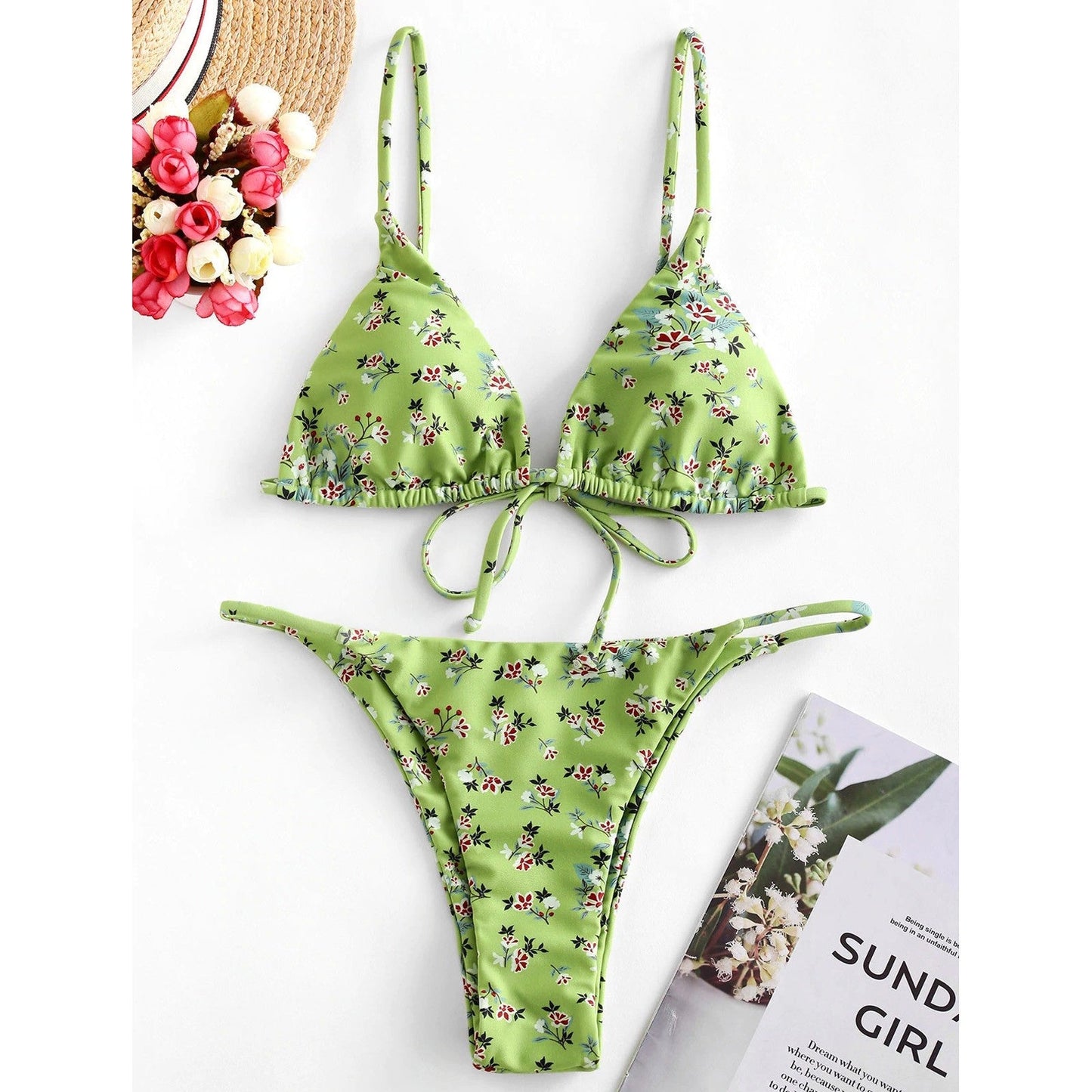 Marivana Floral Print Bikini Set