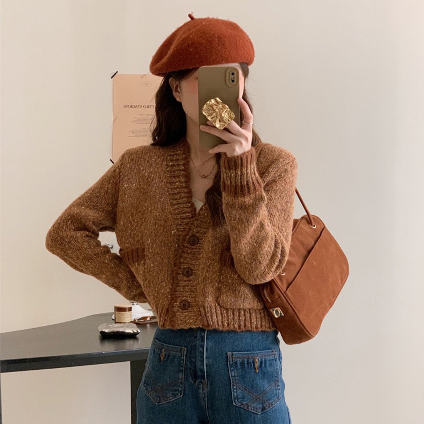 Marivelle French Knit Cardigan