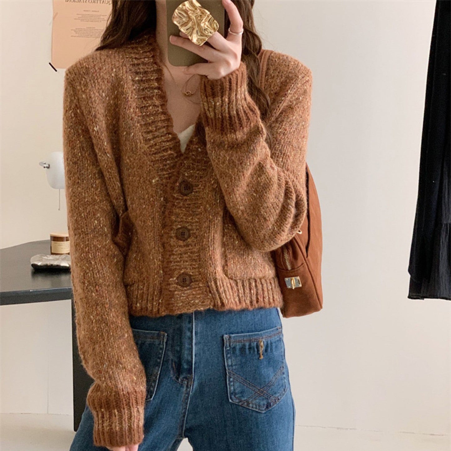 Marivelle French Knit Cardigan