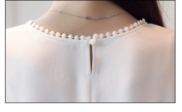 Selora Chiffon Loose-Fit Blouse
