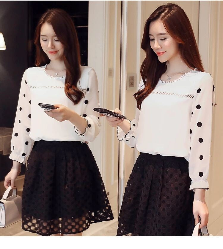 Selora Chiffon Loose-Fit Blouse