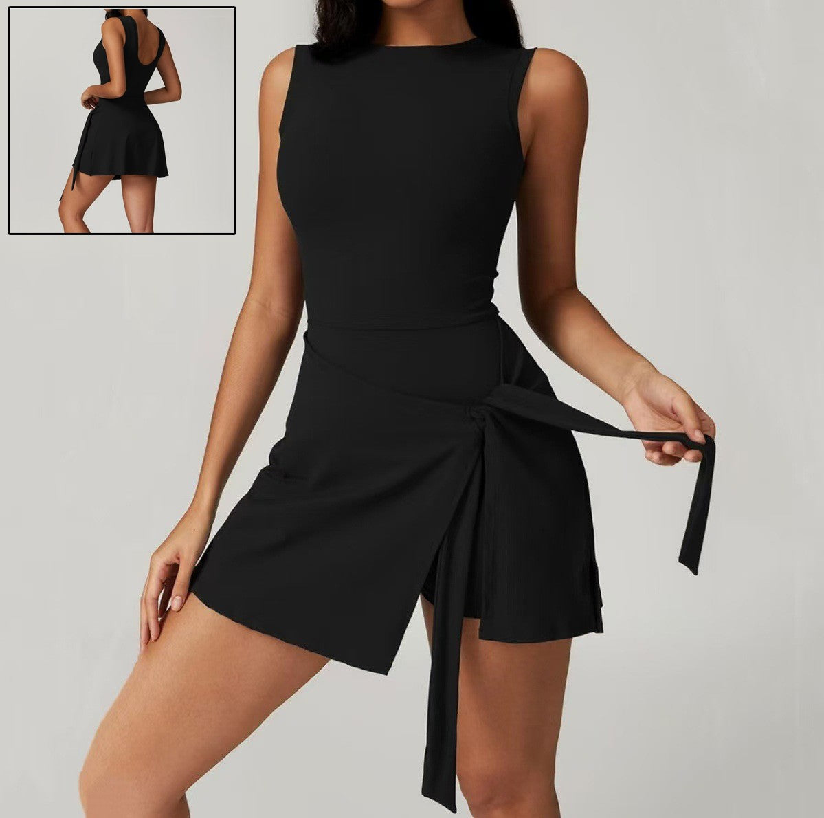 Selora Sleeveless Sports Romper Jumpsuit