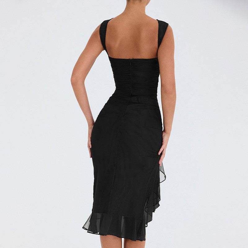 Veyona Slim Fit Sleeveless Dress
