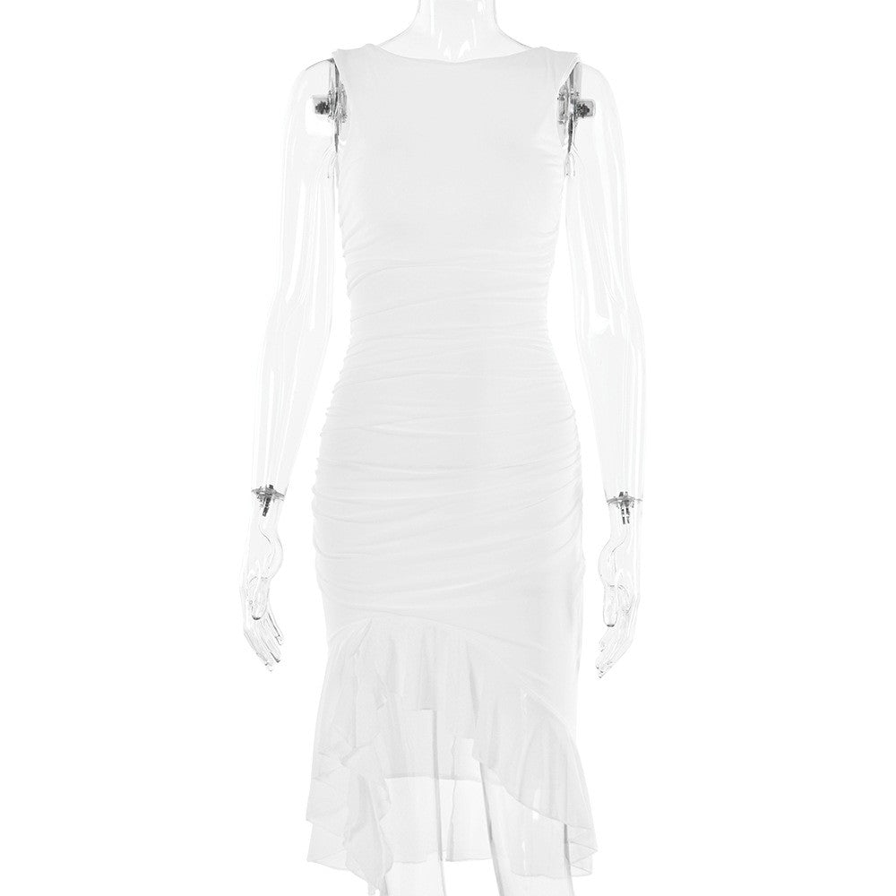 Veyona Slim Fit Sleeveless Dress