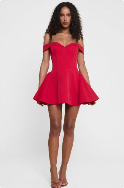Celira Patchwork Mini Bodycon Dress