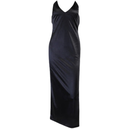 Evandra Satin Maxi Dress