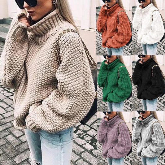 Kaelen Classic Thick Knit Sweater