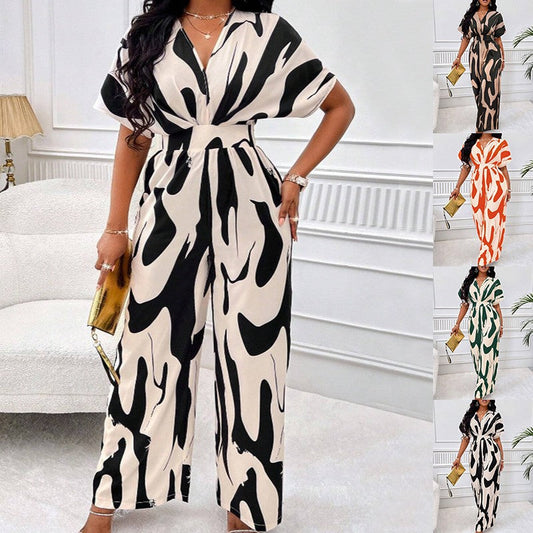 Kaelis Flow Printed Jumpsuit