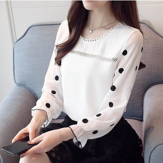 Selora Chiffon Loose-Fit Blouse