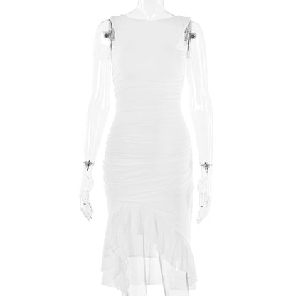 Veyona Slim Fit Sleeveless Dress