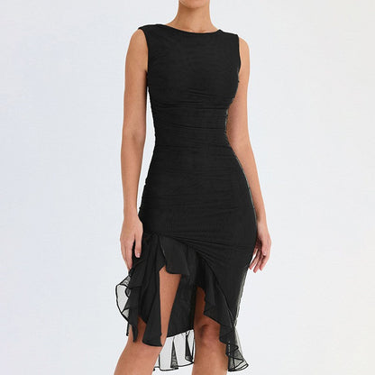 Veyona Slim Fit Sleeveless Dress